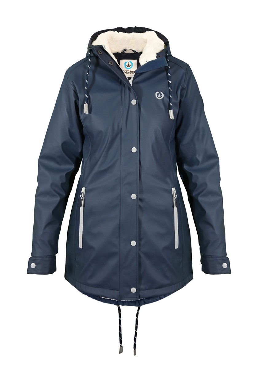 Madsea Regenjacke Damen Hellblau Regenliebe Damen Gummistiefel
