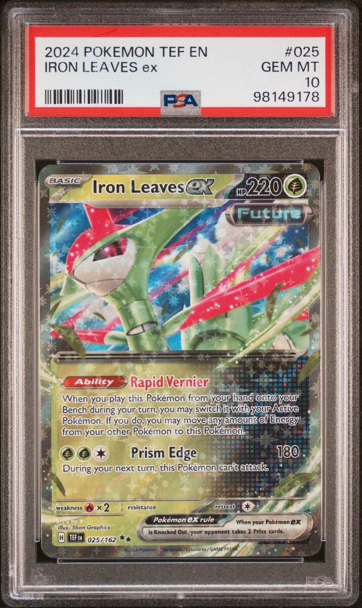 Iron Leaves Ex 025/162 2024 Pokemon Temporal Forces PSA 10