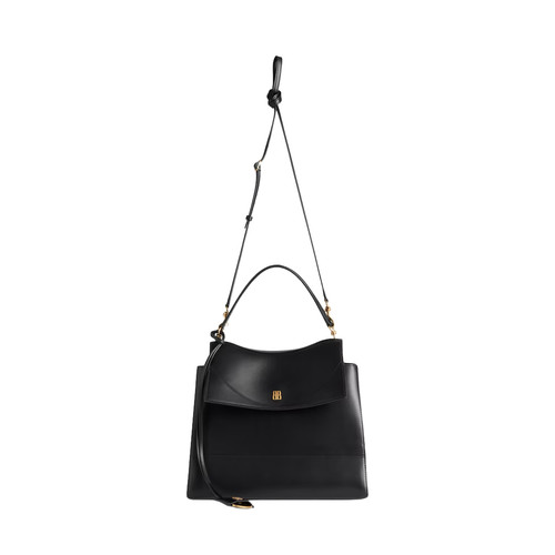 BALENCIAGA $3400 Nano Medium Black Top Handle Bag New & Authentic