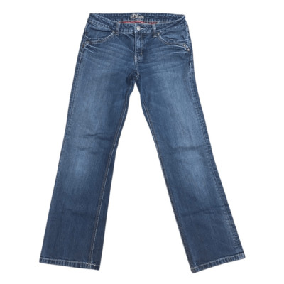 S. Oliver Women's Size 10 Classic Bootcut Jeans Cotton Stretch 32'' Inseam