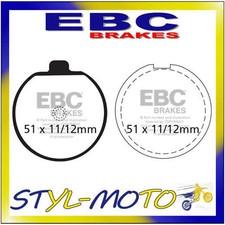 FA035 PASTIGLIE ORGANICHE ARAMID ANTERIORI SINISTRA EBC SUZUKI GS 400 1977-1978