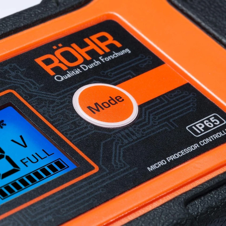 Röhr Auto/Motorrad Smart Batterieladegerät 12V - 8A Turbo/Trickle & Pulse Reparatur - Bild 3 von 4