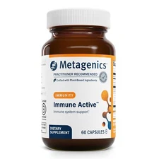 Metagenics Immune Active 60 Count Vitamin C Zinc NAC Antioxidant Supplement