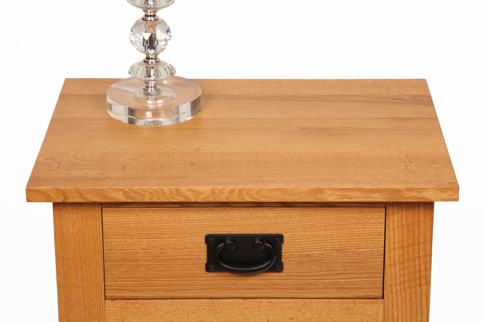 Amish, End Table with Drawer, Side Table, Mission Style, Quarter Sawn Oak, USA