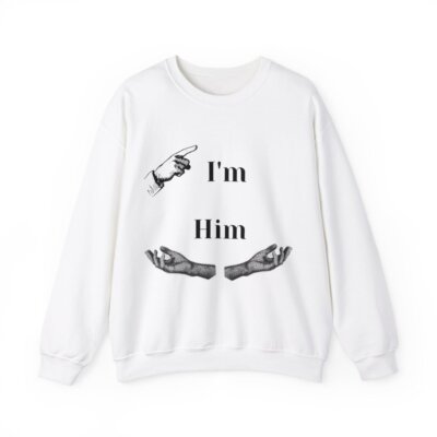  I'm him asl   Unisex Heavy Blend  Crewneck Sweatshirt colder winter