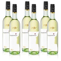 KäFer Chardonnay Igp, Trocken, Sortenreines Weinpaket (6X0,75L)