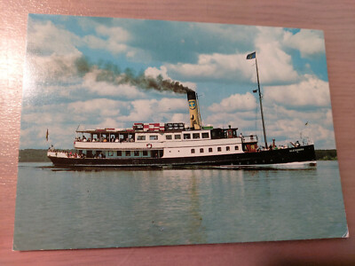 Postkarte Passagierschiff  Dampfer Alexandra Förde Reederei Flensburg ungel_