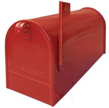 CASSETTA POSTALE AMERICANA ROSSA 17 × 48 × 22,2 cm