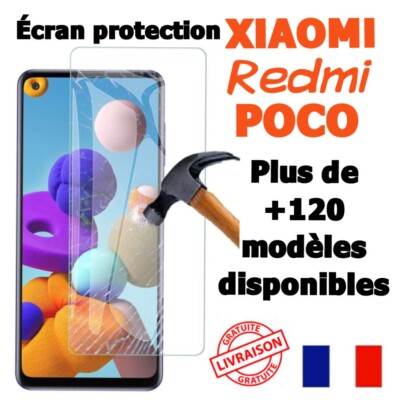 Protection écran Verre Trempé Pour Xiaomi Redmi 9, 9A, Note 9S, Etc. - Transparent - Antichoc - Neuf