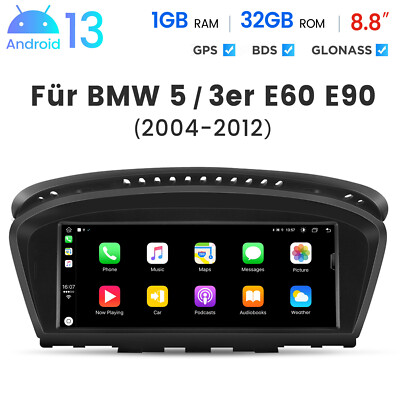Für BMW E60 E61 E90 E91 CCC CarPlay 8.8'' Android GPS Navi USB AUX Autoradio CCC