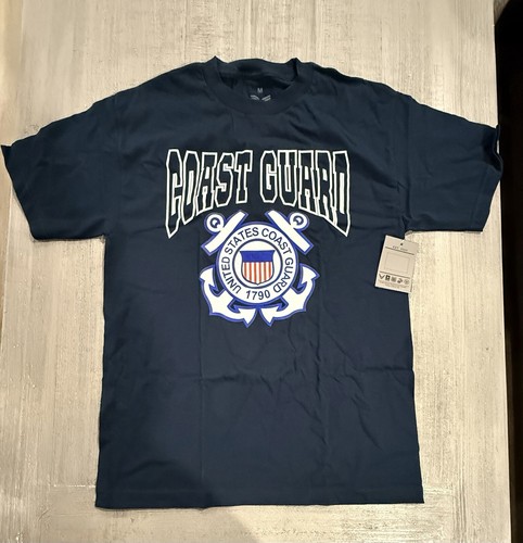 U.S. Coast Guard USCG Anchor Logo Navy Blue T-Shirt - Size M / Medium - NEW! - 第 1/4 張圖片