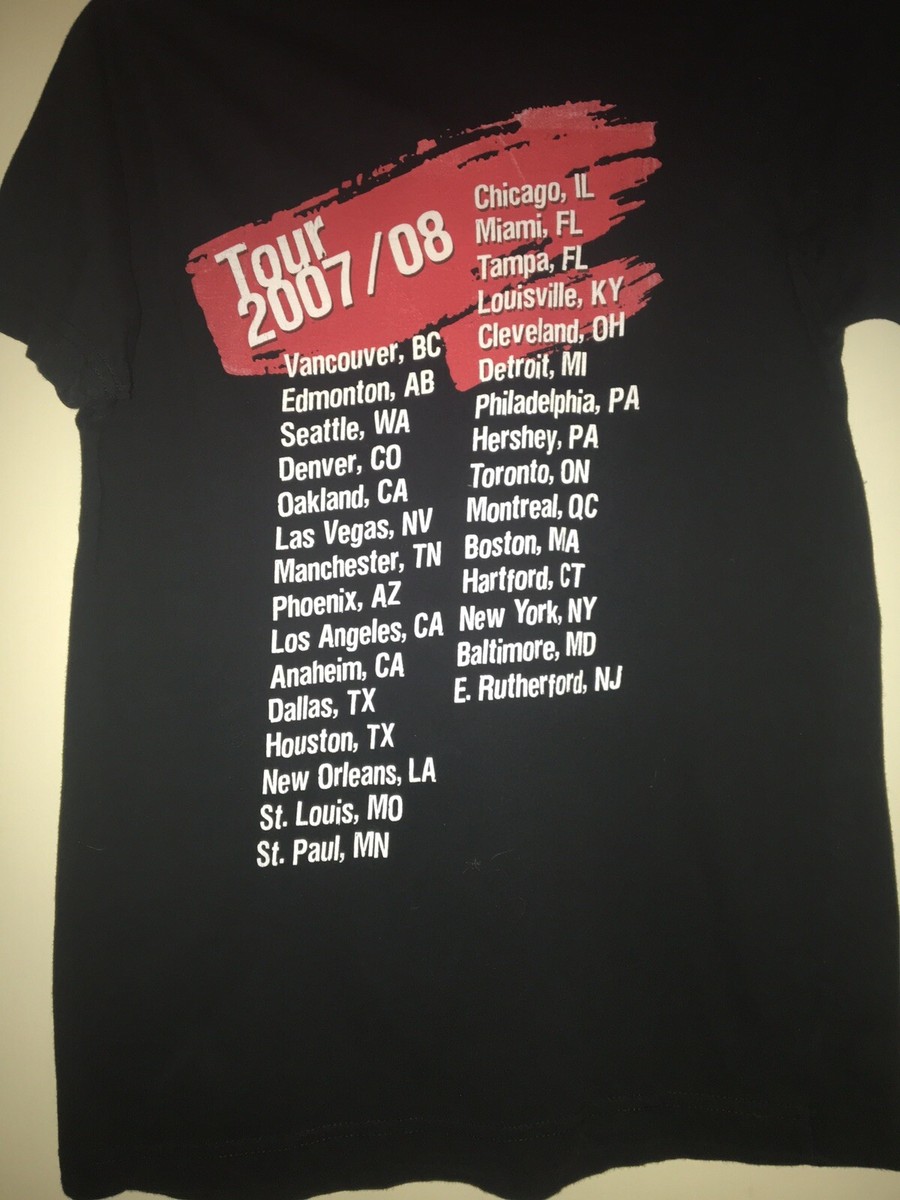 Vintage The Police 2007 2008 World Tour T- Shirt size Small