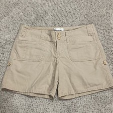 Vintage Y2K ABERCROMBIE FITCH AF Khaki Shorts Size 6