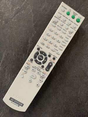 SONY RM-ADP001 AV SYSTEM ORIGINAL FERNBEDIENUNG GESTREIFT GEREINIGT GETESTET & FUNKTIONSFÄHIG