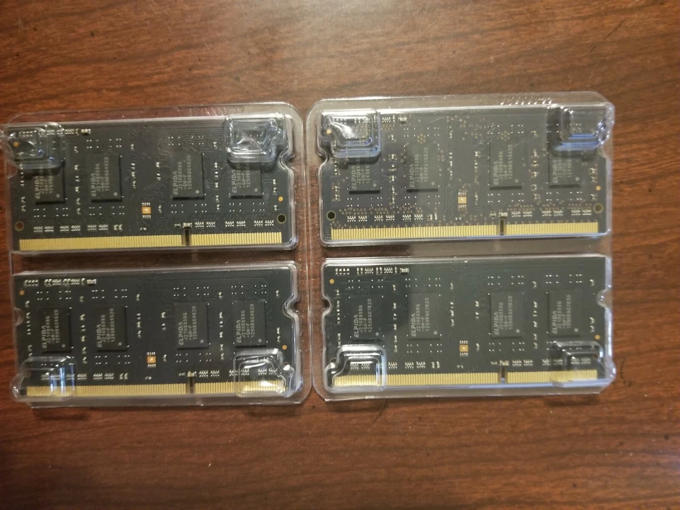Apple EBJ20UF8BDU5-GN-F Elpida 8GB (4x2GB) PC3-12800S SODIMM Laptop Memory RAM - Image 4 of 4