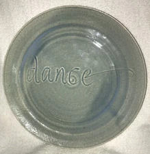 Studio Art Pottery Conversations Plate DANCE by Kathryn Knoll