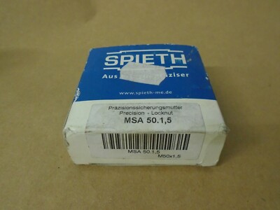 Spieth, MSA 50x1.5 Locknut