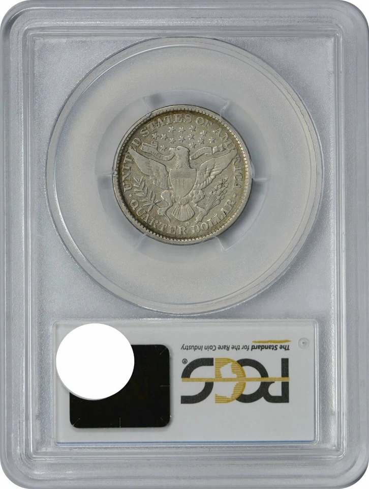 1896-O Barber Silver Quarter VF20 PCGS - Image 2 of 2