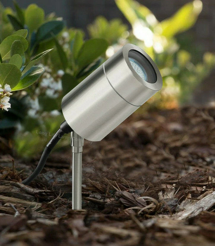 Stainless steel garden spike lights deals