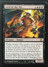 Lord of the Pit 10th Edition Magic The Gathering MTG Lightly Played