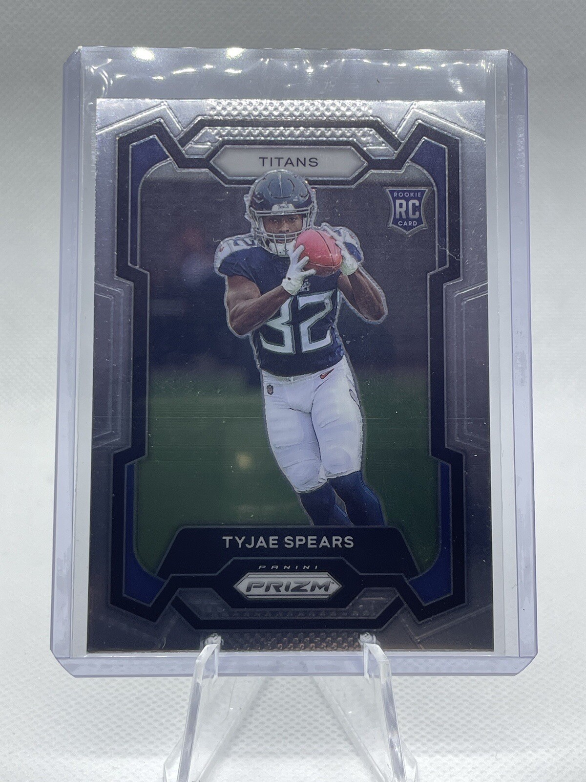 2023 Prizm Football Tyjae Spears RC No. 396 Titans