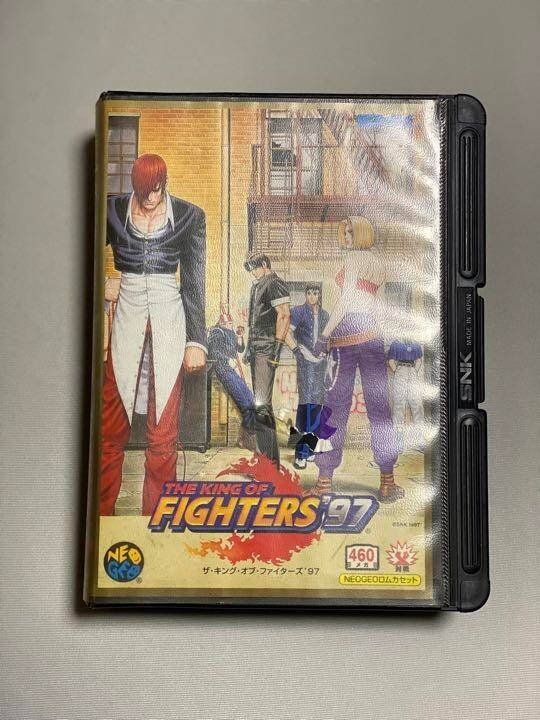 KOF97 THE KING OF FIGHTERS 97 SNK NEO GEO AES Cartridge, Manual