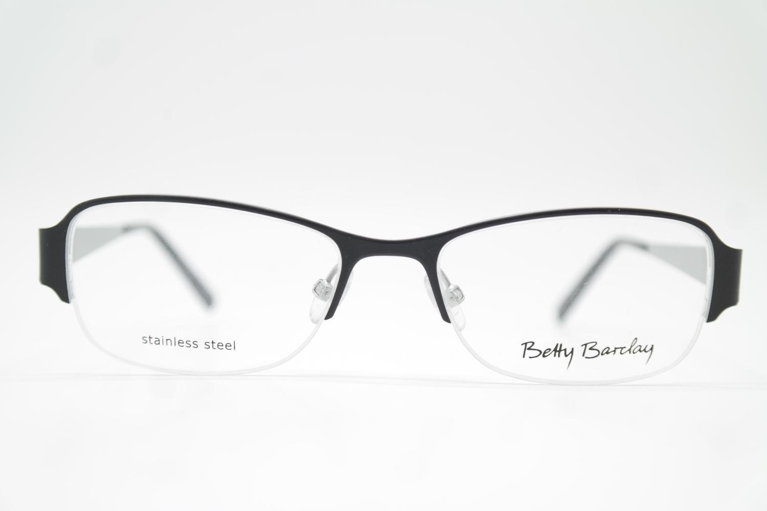 Gafas Betty Barclay BB1111 Negro Gris Plata Montura De Gafas Nueva