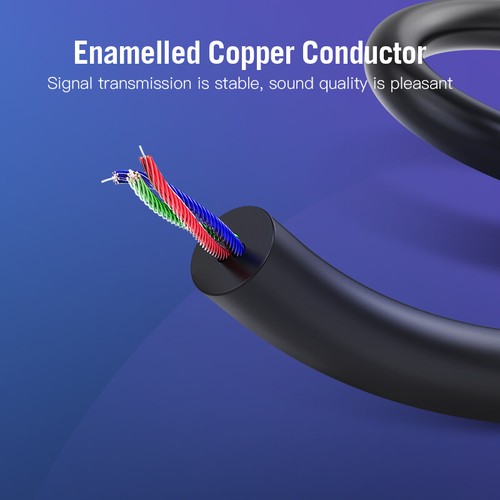 3,5 mm bis 2,5 mm AUX-Kabelbuchse Audiokabel Buchse Kopfhörer AUX-Lautsprecher Anschluss - Bild 6 von 11