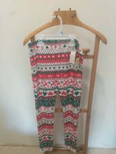 Stars  Sprinkles Girls   Christmas Leggings Reindeers Snowflakes Candy Large