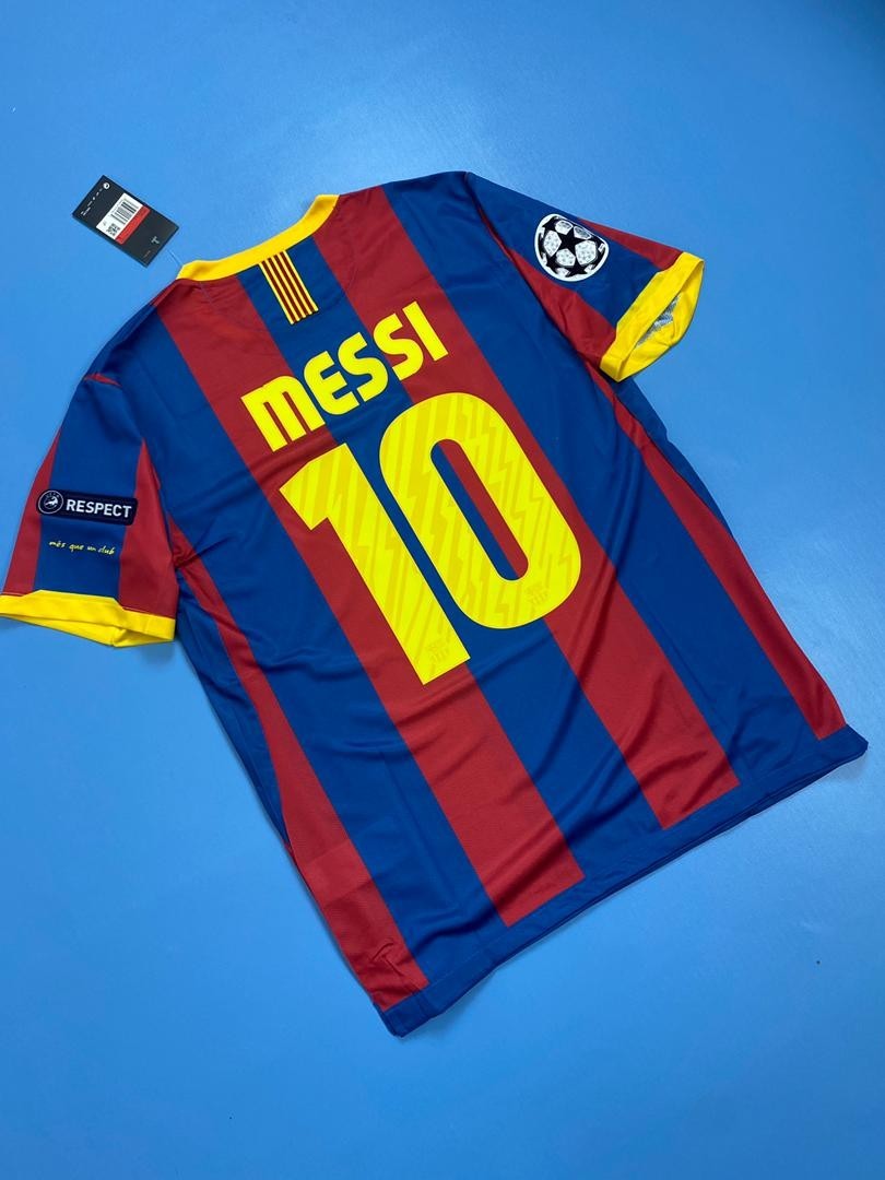 FC Barcelona Messi 10番ジャージ Messi 10 FC Barcelona 2009 Nike Final Roma Champions League Long