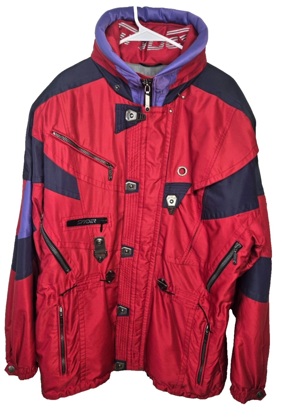 Vintage 90's Spyder USA Entrant GII Thinsulate Lite Loft Ski Jacket Men's L Red