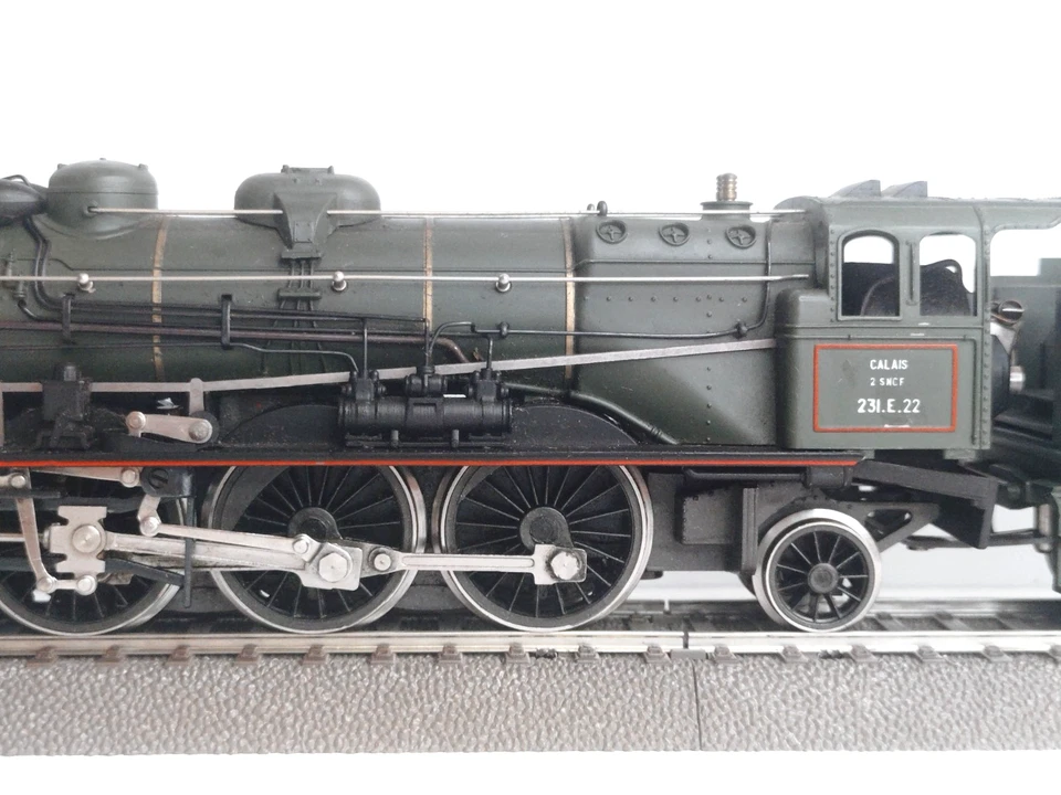 RIVAROSSI 1341 HO Locomotive Vapeur SNCF PACIFIC CHAPELON 231.E.22 Tender  38A10 - Photo 4/4