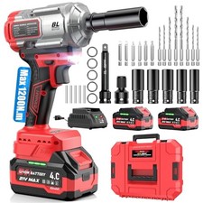 New Upgrade 3-in-1 Impact Wrench, High Torque Multifunction Impact Wrench Set