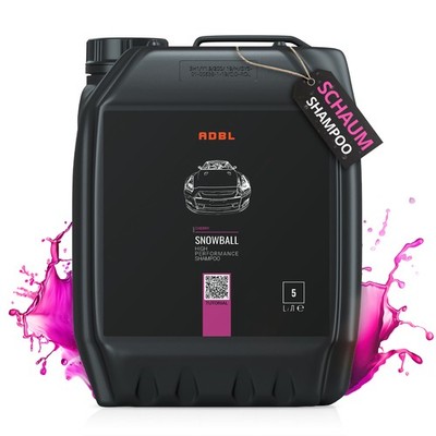 ADBL Snowball Shampoo 5L pH-Neutral Autoshampoo Konzentrat für Auto & Motorrad