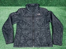 North Face Bombay Jacket Women's S Black Diamond Quilted Puffer Insulated