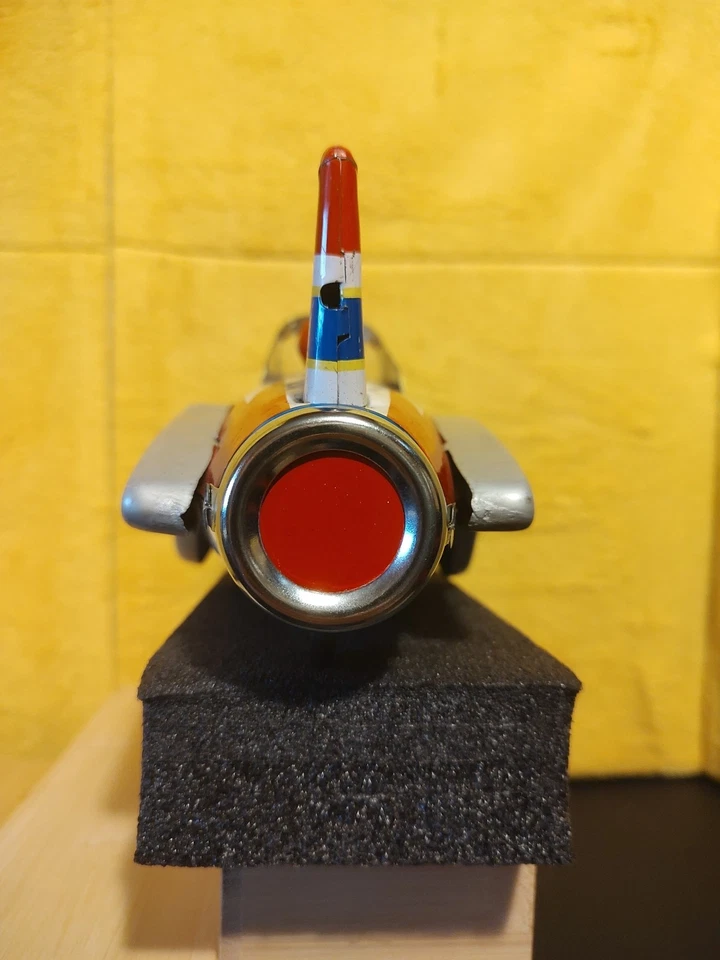 Great Flying Boat Friction Tin Toy Space Ship Car MF-742 Vintage  - Image 4 of 4