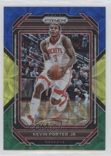 2022-23 Panini Prizm Choice Blue Yellow & Green Prizm Kevin Porter Jr #175 16p1