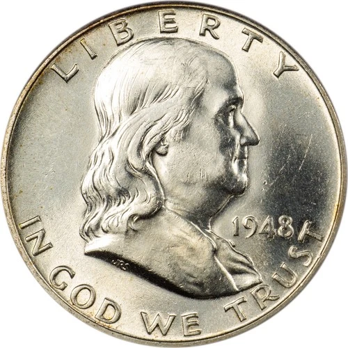 1948 Franklin Half Dollar - FBL - First Year of Issue - GEM BU!