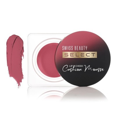 Swiss Beauty Select Lip And Cheek Cushion Creamy Mousse with Vitamin E - (4.5gm)