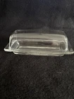 Pyrex 72-B Vintage Clear Glass Butter Dish