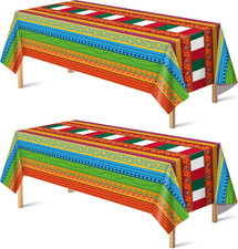 Cinco De Mayo Decorations - Fiesta Plastic Tablecloth