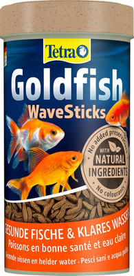 Tetra Goldfish Wave Sticks Fischfutter Goldfische Kaltwasserfische Dose 250 ml