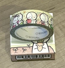 TCMC 2022 Christmas Advent Day 8 washi tape 15 mm roll TheCoffeeMonsterzCo