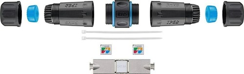 10x Outdoor (IP68) Netzwerkkabel-Verbinder, CAT 6A STP geschirmt; Outdoor (IP68) - Bild 4 von 6