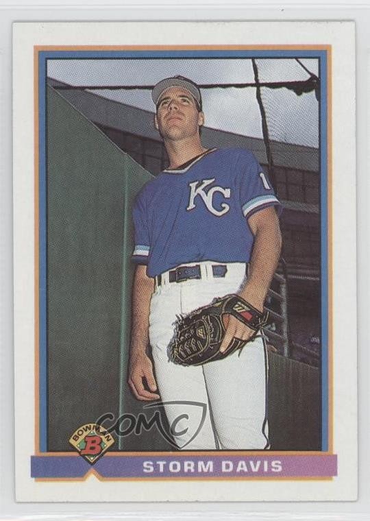 1991 Bowman Storm Davis #293 0a0