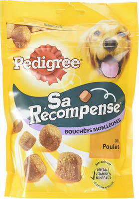 Pedigree Belohnung - Flauschige Bites Huhn Hund, 6 130G Packung Treats