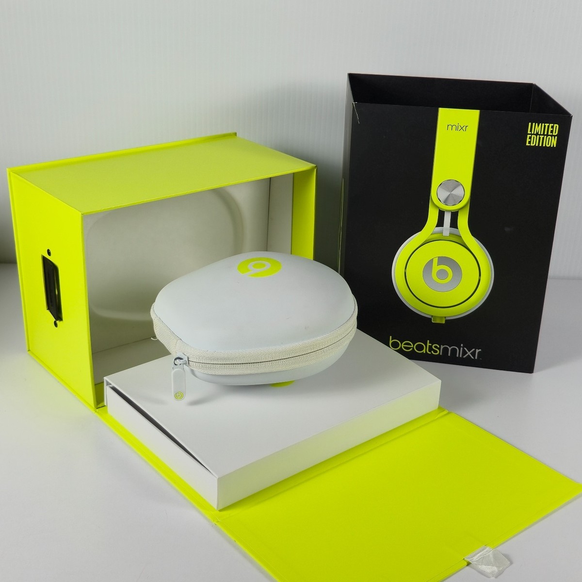 Beats Mixr Mixer Wired Headphones Neon Green Limited Edition David