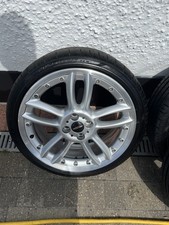 MINI R53 R56 18" diamond cut polished JCW Alloy wheel Rim x4 