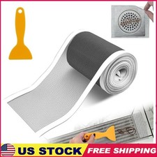 Disposable Shower Drain Screen Adhesive Hair Catcher 4in x 33ft Waterproof New