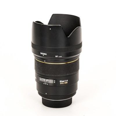 Sigma 85 mm/1,4 EX DG HSM f. Nikon F-Mount Objektiv
